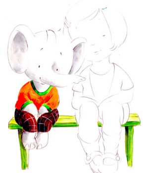Kleiner Elefant, Skizze