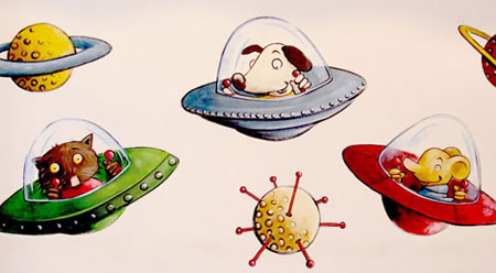 UFOs 2x6m